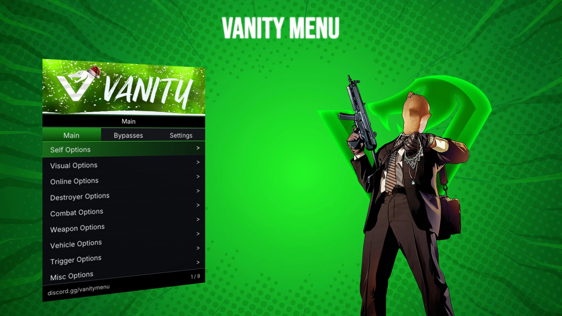Vanity Menu